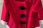 Baby girl infant Santa style jacket