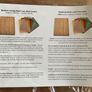 Seville Classics Bamboo Cutting Board with 7 Colour Coded Chopping Mats Image 5