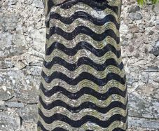 Heaven - Black and Gold Sequined Bodycon Dress