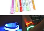 LED Safety armband. Reflective wrist arm ankle strap. Dog collar.