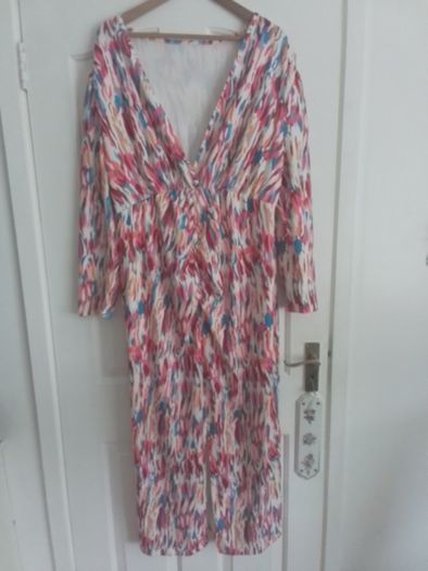Dress/Women Colorful Random Printed Long Sleeve Dress .. Price Drop