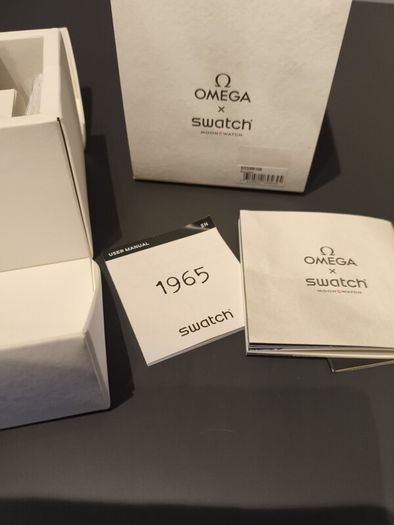 Omega + Swatch Speedmaster Moon watch