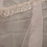 2 Cream Voile Curtain Panels Image 6