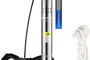 NEW SALE | Deep Well Submersible Pump, 550W 230V/50Hz, 35L/min 108 m Head Sand Resistant <5%, 20 m Electric Cord, 7.6 cm Stainless Steel Water Pumps for Industrial, Irrigation &amp; Home Use, IP68 Waterproof