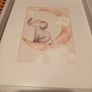 Kids art 2 small frames white with prints and 3 free ceramic handles Image 3