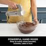 Foodi 3-in-1 Hand Blender, Hand Mixer & Chopper with Gradual Start, 2 Blending and 5 Mixing Speeds to Chop, Mix, Knead, Blend and more, Dishwasher Safe Parts, 850W, Stone Gold Image 4