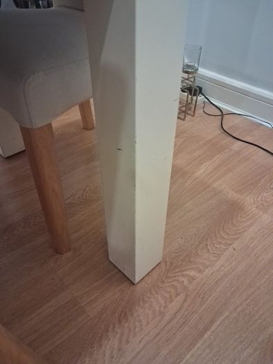 Extendable kitchen table and 6 chairs