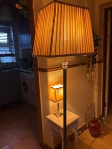 floor lamp  and matching table lamp