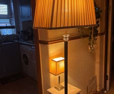 floor lamp  and matching table lamp