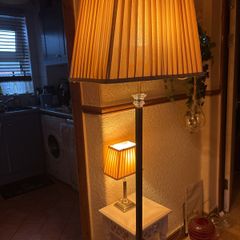 floor lamp  and matching table lamp