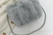 Furry shoulder bag