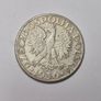 Poland 2 and 5 zlotych coins 1936 sailing ship Image 5