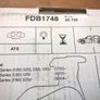 BMW E60 E61 E63 E64 Rear Brake Pads Set Image 4