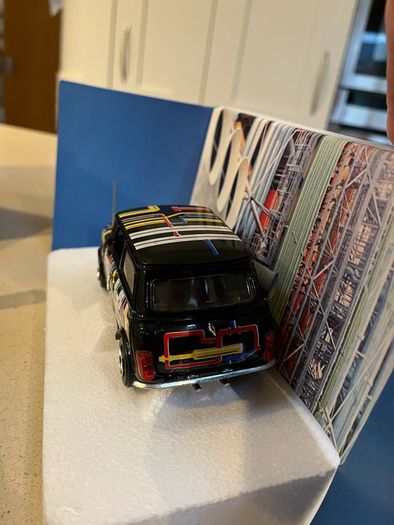 Mini Cooper Beaubourg 1/25 Year 1978 ultra rare Polistil