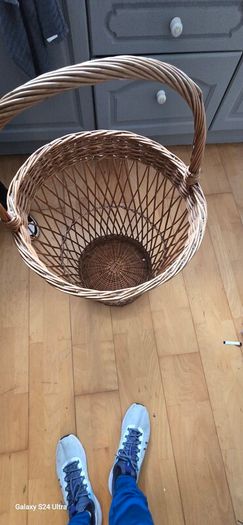 Vintage wicker basket