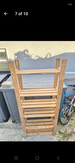 Shelves shed