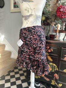 Paco Rabanne Ruffled skirt with tags size 12