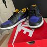 Mens Nike Air Jordan 1 Low "Dark Concord" - 553558 075 - Black Dark Concord Taxi Image 6