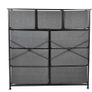 BRAND NEW 4Layer Cabinet with 9 Removable Fabric Drawers Storage Furniture for Bedroom Hallway Dark Grey Storage Box Image 4