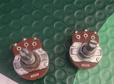 Guitar Potentiometer A 500 K B 500 K volume tone