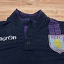Aston Villa football polo tee shirt Macron AVFC Image 2