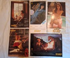 Vintage Harp Calenders