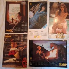 Vintage Harp Calenders