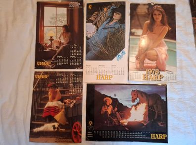 Vintage Harp Calenders