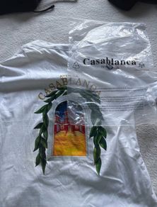 New white Casablanca T-shirt