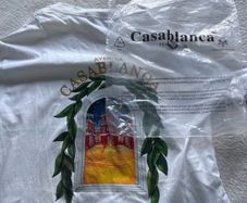 New white Casablanca T-shirt