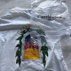 New white Casablanca T-shirt