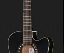 HB 12 string semi acoustic with guitar stand.