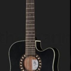 HB 12 string semi acoustic with guitar stand.