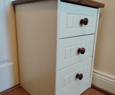 Bedside locker / table - 3 drawers