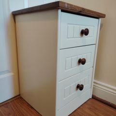 Bedside locker / table - 3 drawers