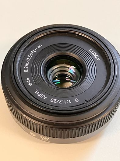 Panasonic 20mm f/1.7 lens