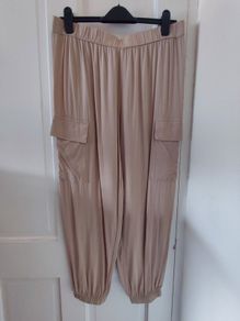 Size 16 Summer trousers beige