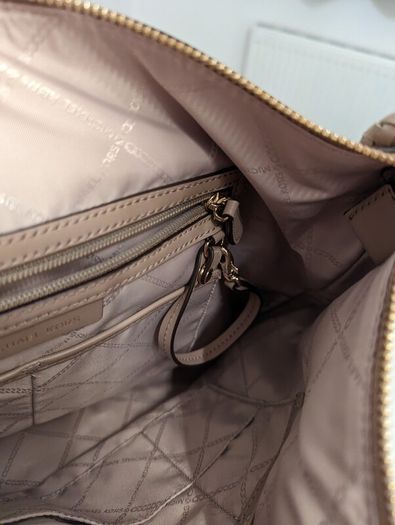 Michael Kors Lexington Large Shoulder Bag in Taupe
