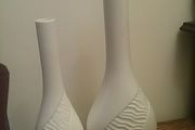 Two Beleek Living Vases