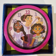 Disney Encanto Wall Clock - 10" Madrigal Sisters (Mirabel, Isabela, Luisa) - New in Box