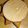 Vintage Swedish Birch Bark Candle Holder Image 3