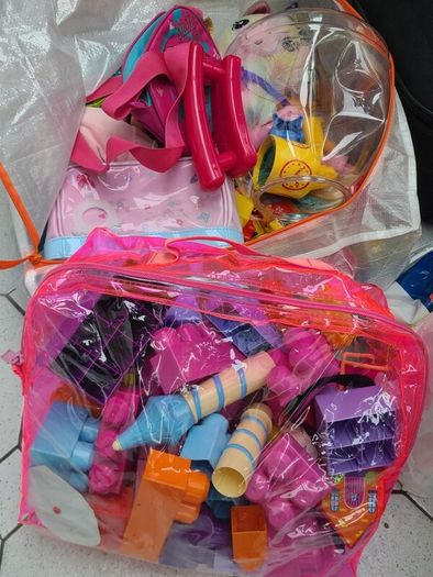Kids toys, blocks, etc. Good condition.