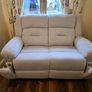 3+2 Montana Grey & Beige Fabric Recliner Sofa Set Image 4