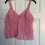 Next pink print cami strappy top size 10 white Image 2