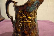 English Copper Lusterware Pitcher