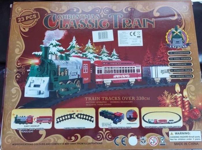 Christmas Train and Tracks - Reduced this week