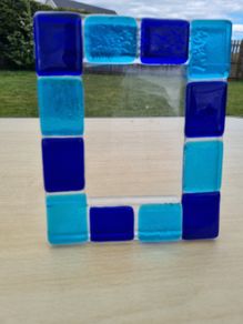 Murano glass photo frame