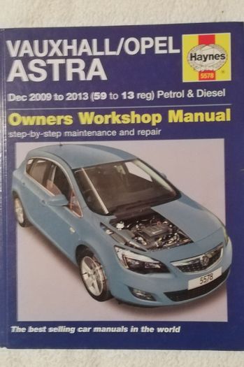 Opel Astra 09-13 petrol/diesel workshop manual/Haynes/