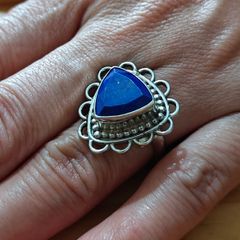 Sterling Silver Ring - Size M - Stamped for Silver (S02)
