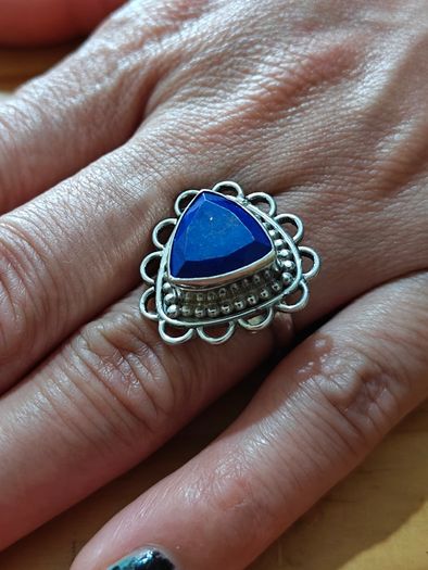 Sterling Silver Ring - Size M - Stamped for Silver (S02)